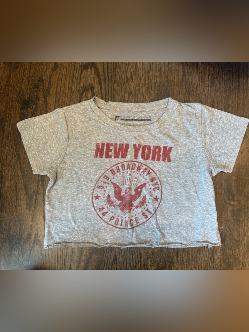 Prince Peter Gray "New York" Graphic Crop Tee - Kids